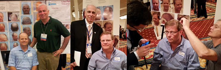 Left to Right: Bahama Meeting 2012, Chicago Meeting 2015, Drs. examining Johnny's results at 2015 Meeting.